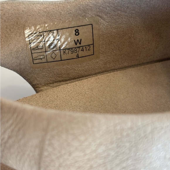 SAS Relaxed Heel Straps Sandal Women's 8 Wide Web Linen Leather Tripad Comfort - Picture 13 of 16